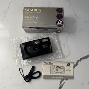 Yashica Profile AF 24 mm F4.5 lens Camera & Strap ~unTESTED